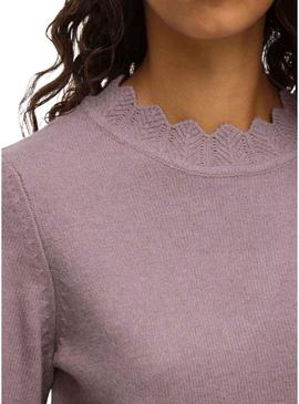Camisola Vila Kolina roxa para mulher