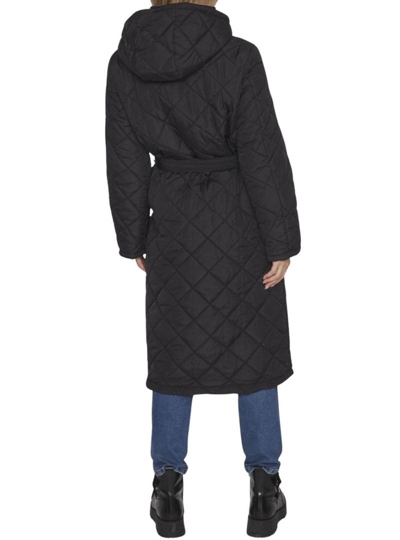 Casaco acolchoado Vila Vikante Quilted preto para mulher