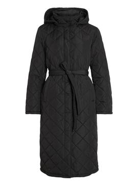 Casaco acolchoado Vila Vikante Quilted preto para mulher