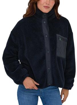 Jaqueta Only Contact azul marinho para mulher