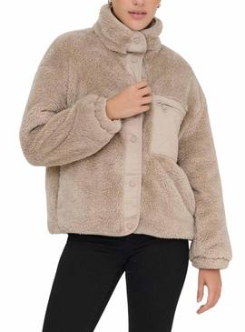 Jaqueta Only Contact bege para mulher