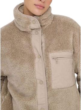 Jaqueta Only Contact bege para mulher