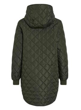 Casaco acolchoado Vila Vitate verde para mulher
