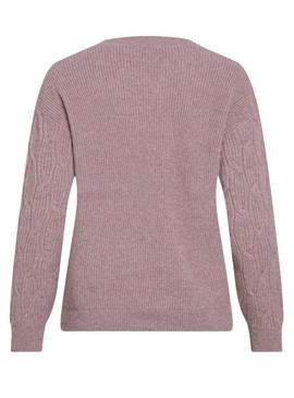 Camisola Vila Vilassia malva para mulher