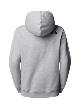 Moletom The North Face Drew Peak cinza para mulher