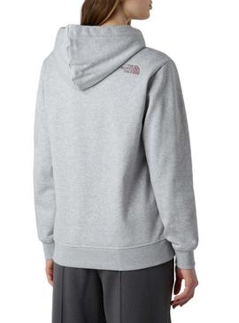 Moletom The North Face Drew Peak cinza para mulher