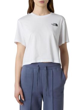 Camiseta The North Face Simple Dome branca para mulher