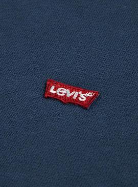 Moletom Levis Cutoff azul para criança