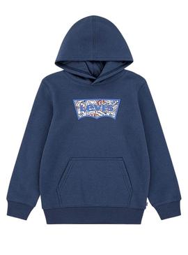 Moletom Levis On the road azul para criança.
