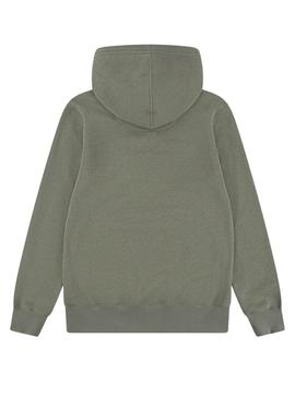 Moletom Levis Mini Batwing verde para menino