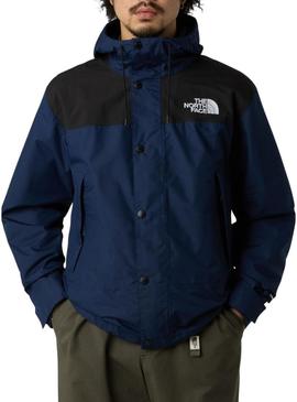 Corta-vento The North Face Reign On azul e preto para homem.