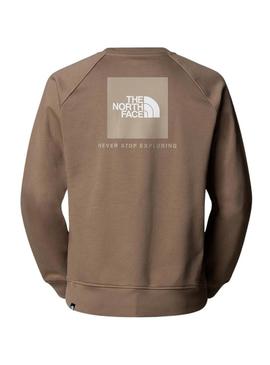 Moletom The North Face Box marrom para homens