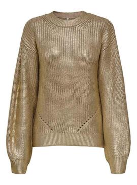 Camisa Jersey Only Kama dourada para mulher