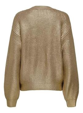 Camisa Jersey Only Kama dourada para mulher