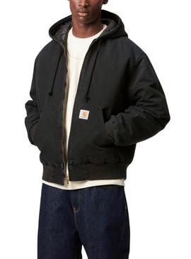 Jaqueta Carhartt Active preta para homem.