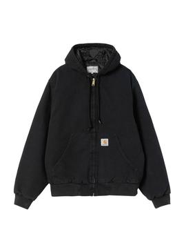 Jaqueta Carhartt Active preta para homem.