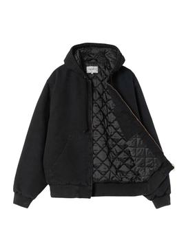 Jaqueta Carhartt Active preta para homem.