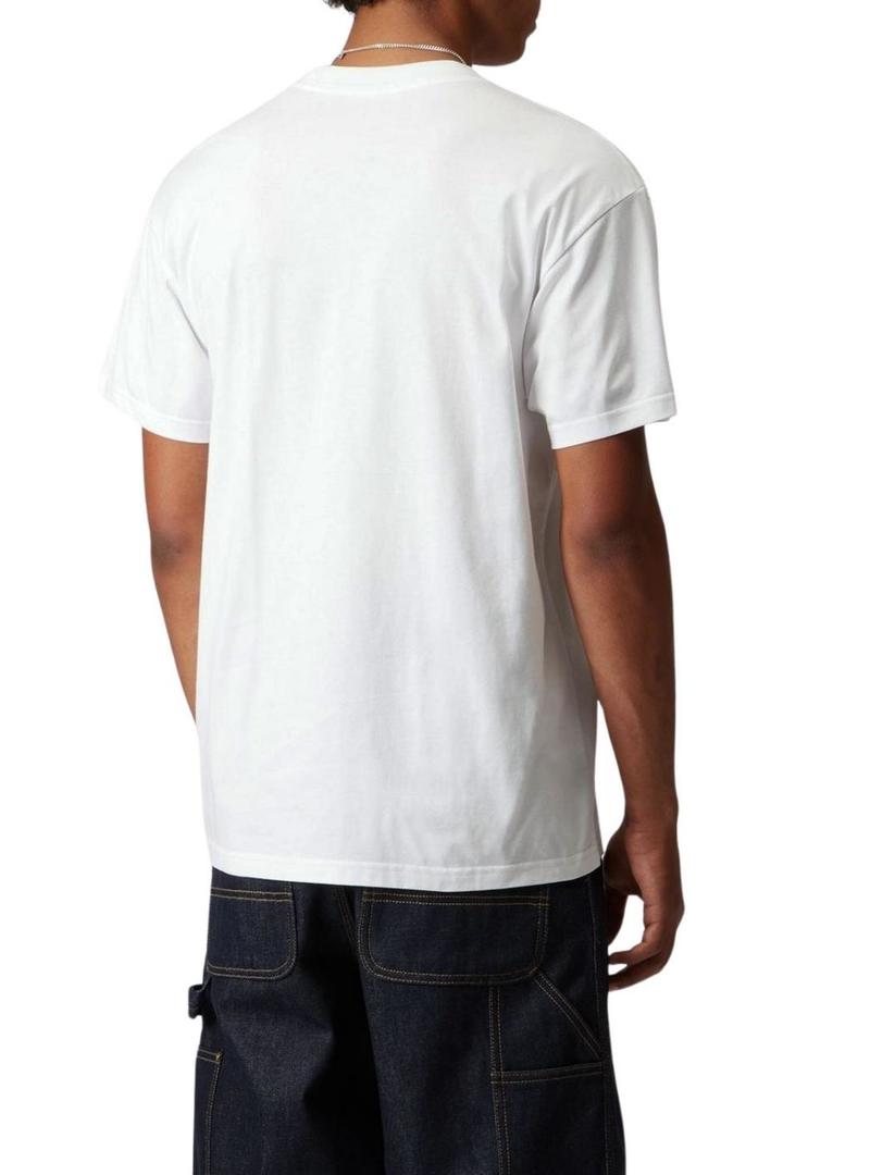 Camisa Carhartt Wild Dog branca para homem.