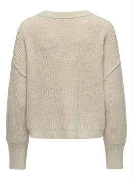 Camisola Only Mally bege para mulher.
