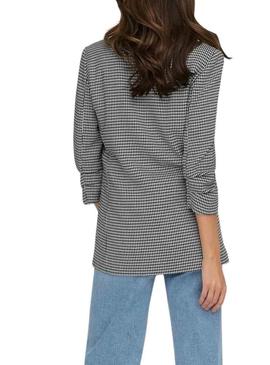 Blazer Only Lettie preto para mulher.