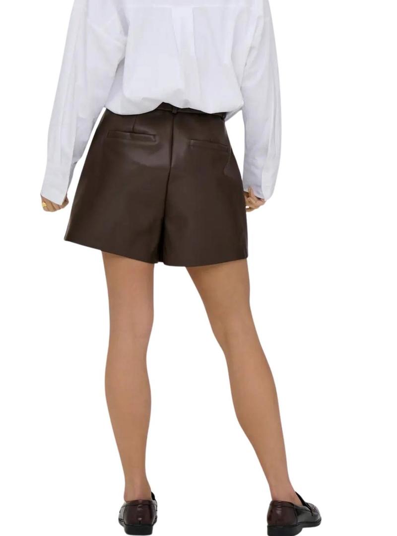 Shorts OnlyCora marrom para mulher