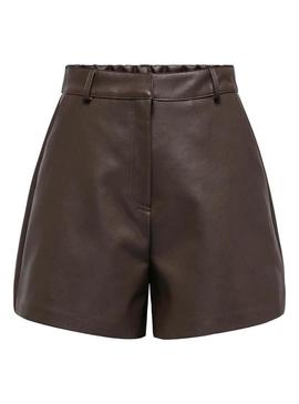 Shorts OnlyCora marrom para mulher