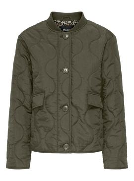 Casaco Only Salsa verde para mulher