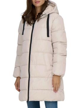 Casaco acolchoado branco Only Clair para mulher