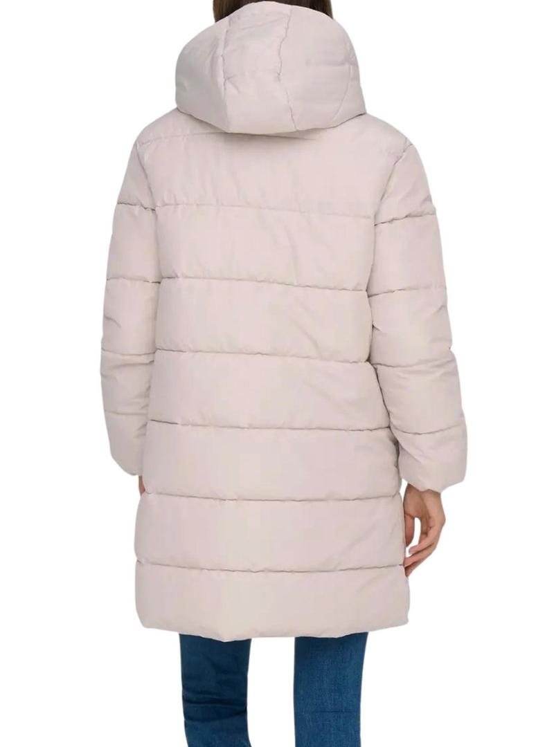 Casaco acolchoado branco Only Clair para mulher
