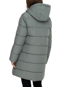 Casaco acolchoado Only Clair azul para mulher