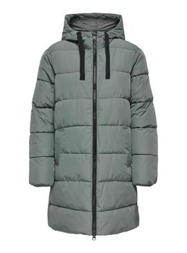 Casaco acolchoado Only Clair azul para mulher