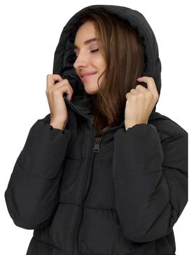 Casaco acolchoado Only Clair preto para mulher
