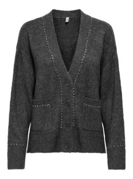 Casaco Only Elsie cinza para mulher