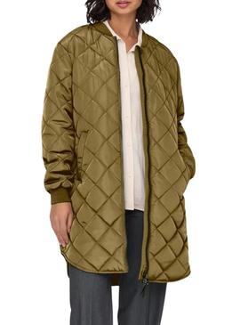 Jaqueta Only Jessica verde para mulher.