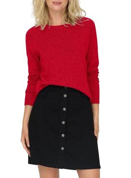 Camisola vermelha Only Lesly para mulher