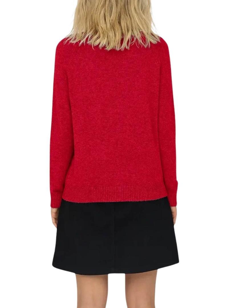 Camisola vermelha Only Lesly para mulher