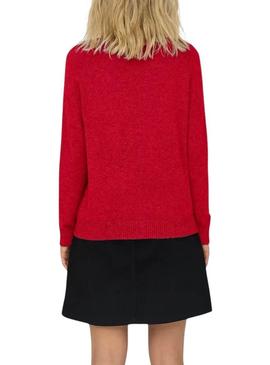 Camisola vermelha Only Lesly para mulher