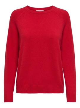 Camisola vermelha Only Lesly para mulher