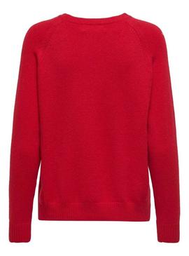 Camisola vermelha Only Lesly para mulher