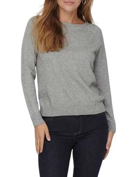 Camisola Only Lesly cinza para mulher