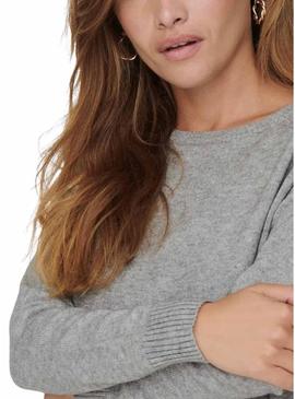 Camisola Only Lesly cinza para mulher