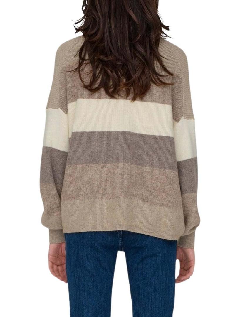 Camisola Only Latia cinza para mulher