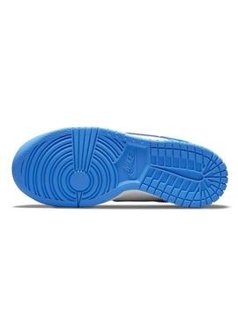 Sapatilhas Nike Dunk Low azul para menino e menina