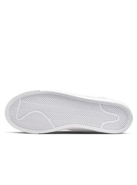 Tênis Nike Blazer Mid 77 branco e rosa para mulher