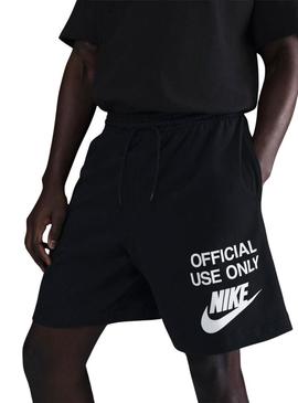 Bermuda Nike Club preto para homem