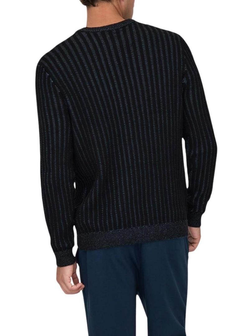 Camisola Only and Sons Brant azul para homem