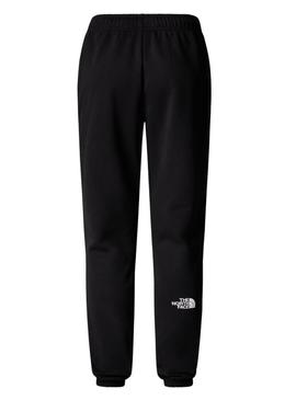 Calça de moletom The North Face preta para mulher.