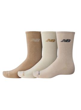 Pack de meias New Balance Everyday bege