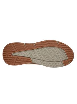 Ténis Skechers Bengao marrom para homem.