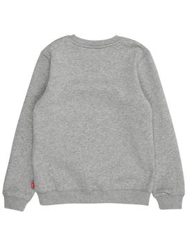 Moletom cinza Levi's Streamline para menino.